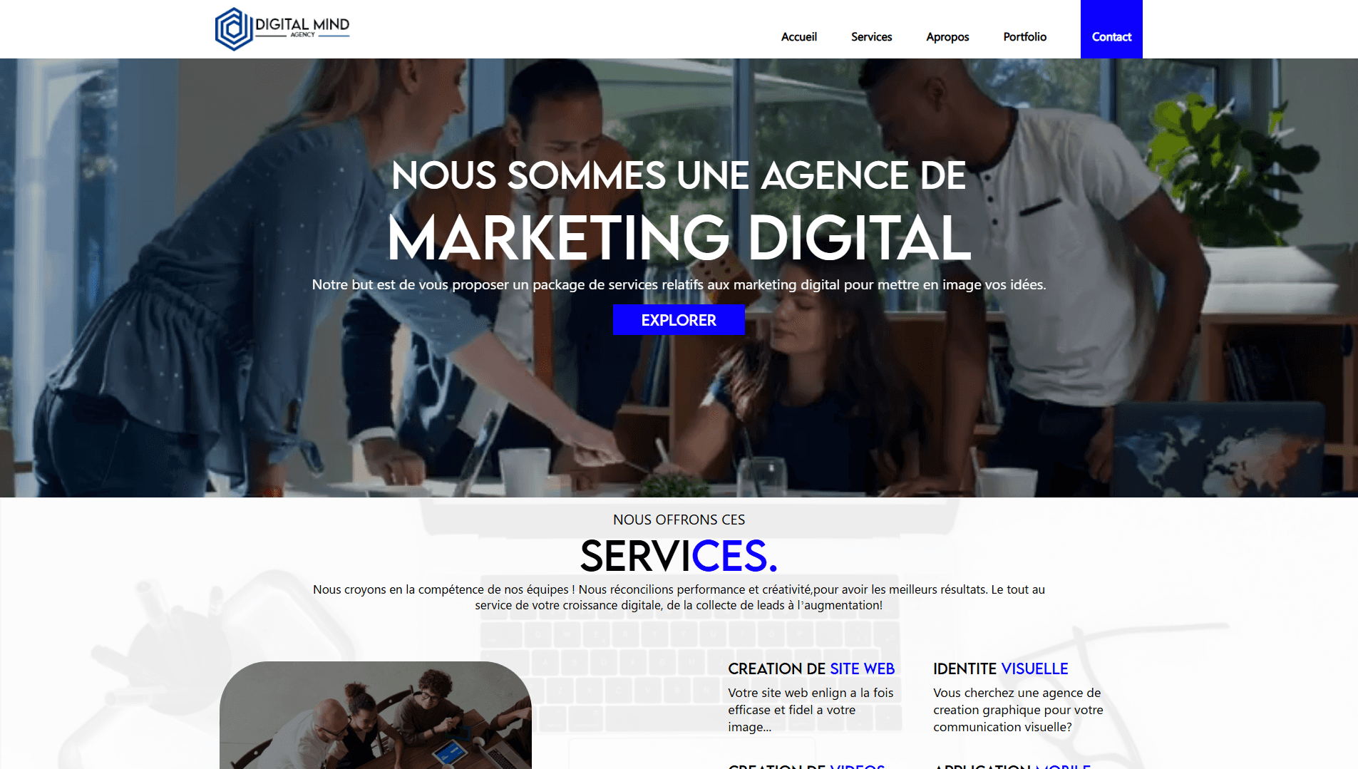 Digital Mind Agency - Static Website