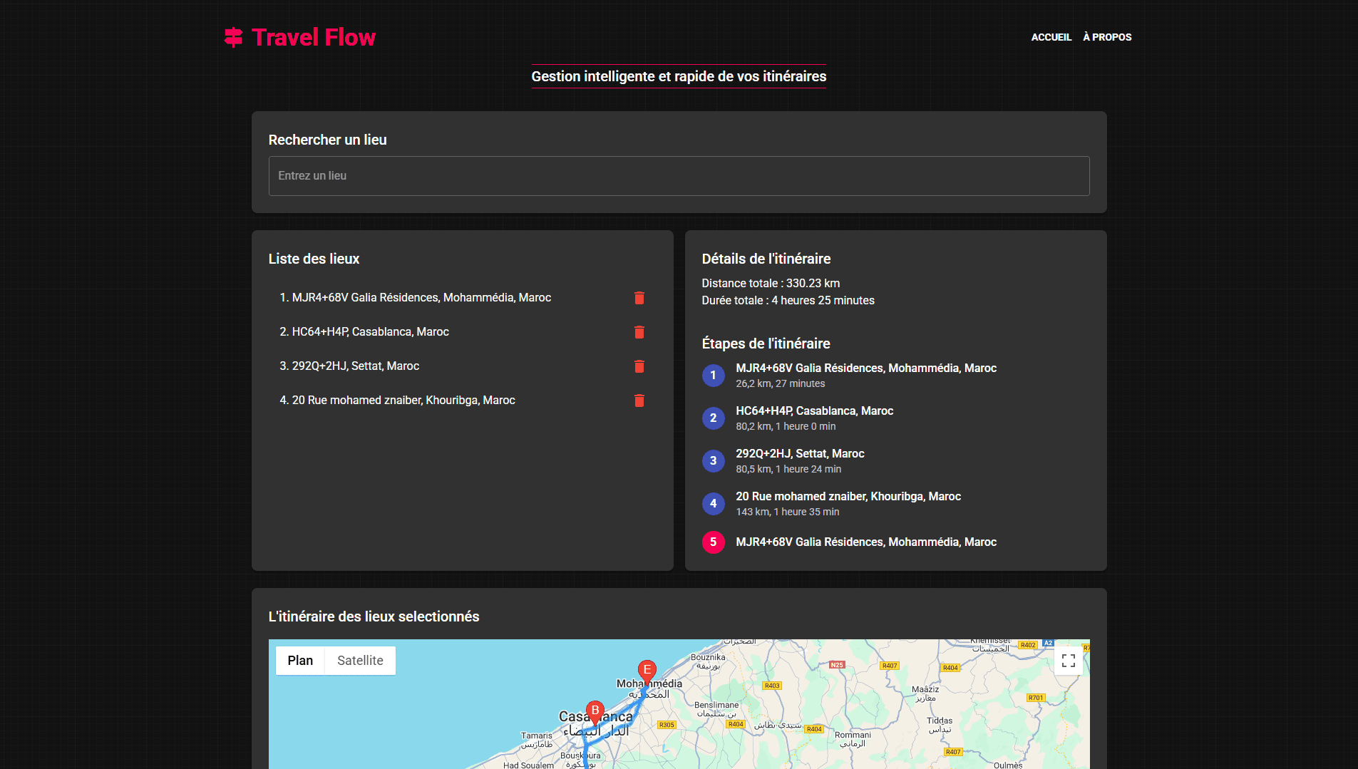 Travel Flow - TSP Solver
