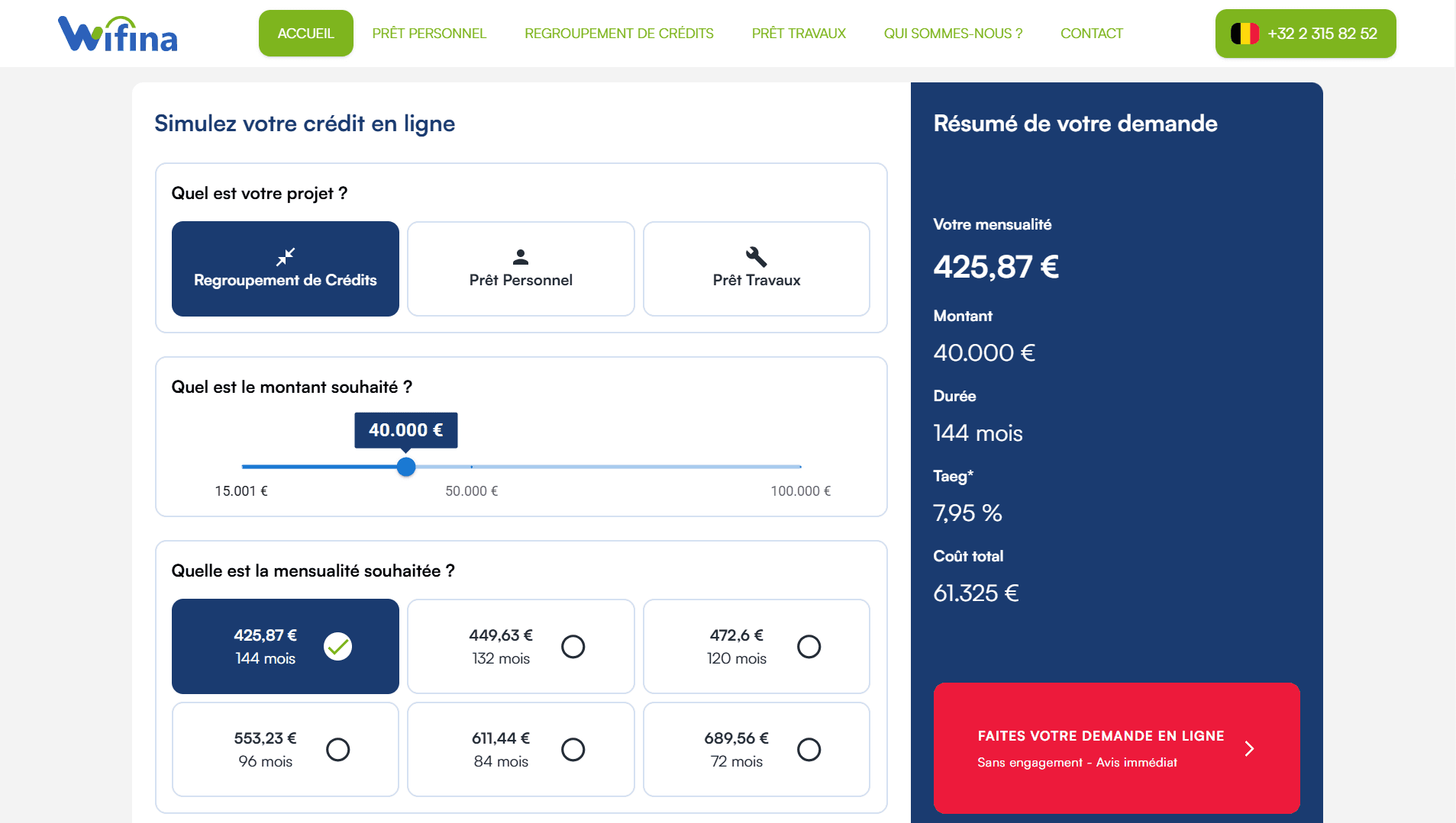 Wifina - Loan Calculator & Pre-Approval Platform